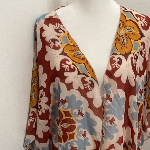 EC Live 4 Truth Multicolor Sheer Kimono Plus Size 2X - Picture 6 of 12